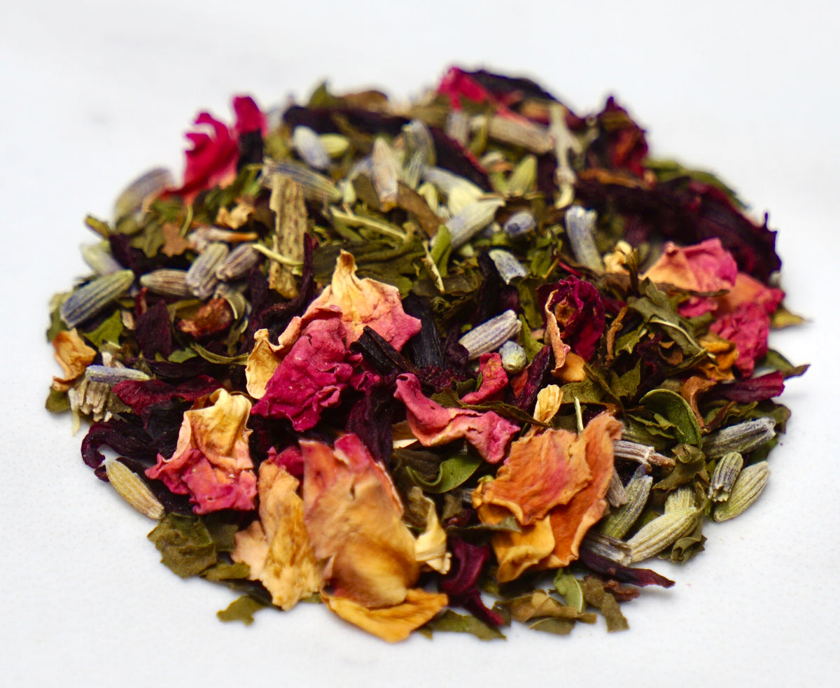 Tea Multiflora Floral Fusion Tea - Organic Flower Herbal Blend – Sunny Hills Tea
